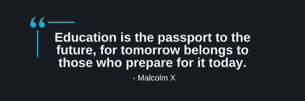 Love learning. Malcolm x quote. iap.edu.au